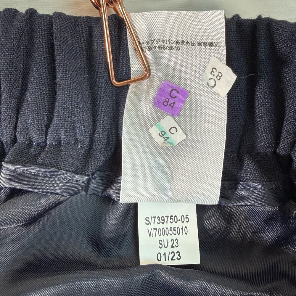 NEW NWT Banana Republic Hayden Navy Blue Tapered Business Casual Pants Size 10 - Picture 10 of 12